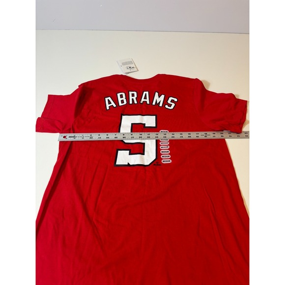 Nike MLB Washington Nationals CJ Abrams 5 T Shirt Men's Medium Red NWT - Picture 7 of 11